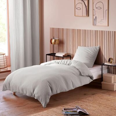 Univers Decor - Cotton Gauze Påslakanset - 140x200 - Pärlbomullsväv - Bedding Set - Publicité Univers Decor - Cotton Gauze Påslakanset - 140x200 - Pärlbomullsväv - Bedding Set - Publicité
