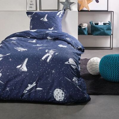 UNIVERS DECOR - Happy Moon - 140x200 - Parure de couette - Publicité UNIVERS DECOR - Happy Moon - 140x200 - Parure de couette - Publicité