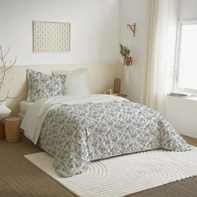 COTON PUR - Bérengère - 140x190 cm - Bed Linen Set - Publicité COTON PUR - Bérengère - 140x190 cm - Bed Linen Set - Publicité