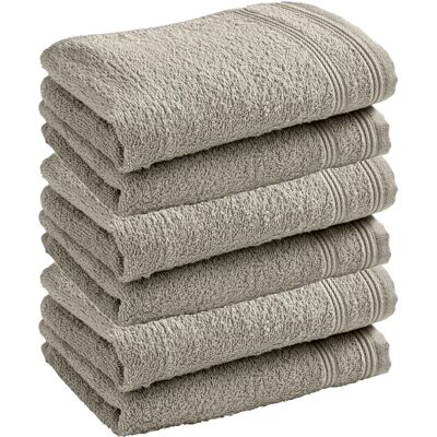 Univers Decor Serviettes invité - Spa Sable - 6 pcs - Publicité Univers Decor Serviettes invité - Spa Sable - 6 pcs - Publicité