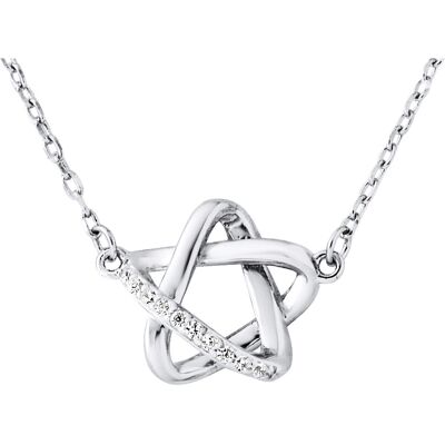 Lova Lola Van Der Keen Silber Sterling Halskette - Like a Star Kollektion - Einheitsgröße Lova Lola Van Der Keen Silber Sterling Halskette - Like a Star Kollektion - Einheitsgröße