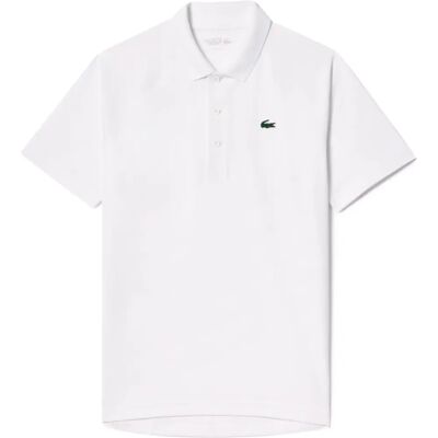 Lacoste Weiß Ultra Trocken Feuchtigkeitsableitende Poloshirt - Polo Shirt Lacoste Weiß Ultra Trocken Feuchtigkeitsableitende Poloshirt - Polo Shirt