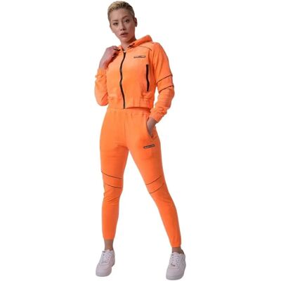 Project X Paris Orange Jogginghose - Basic mit Kontrastpaspeln Project X Paris Orange Jogginghose - Basic mit Kontrastpaspeln