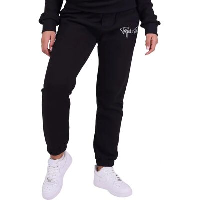 Pantalon noir Project X Paris - Logo brodé - Publicité Pantalon noir Project X Paris - Logo brodé - Publicité