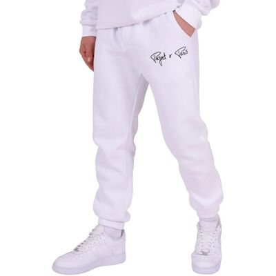 Joggers blancs Project X Paris - Unisexe - Taille S - Décontracté - Publicité Joggers blancs Project X Paris - Unisexe - Taille S - Décontracté - Publicité