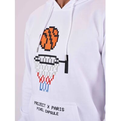 Project X Paris Weiße XL Kapuzenpullover - Hoodie Project X Paris Weiße XL Kapuzenpullover - Hoodie