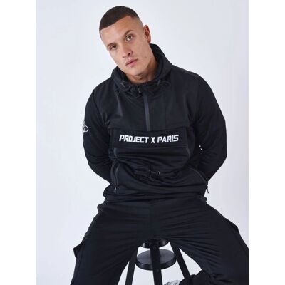 Project X Paris Winddichte Kapuzenjacke - Größe L - Herr Project X Paris Winddichte Kapuzenjacke - Größe L - Herr