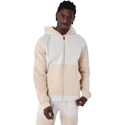 Project X Paris Greige Hoodie - Rits, Man, Maat S Project X Paris Greige Hoodie - Rits, Man, Maat S