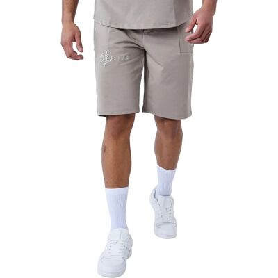 Project X Paris Taupe L Shorts - Taille élastique - Publicité Project X Paris Taupe L Shorts - Taille élastique - Publicité