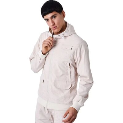 Project X Paris Beigefarbene XL Kapuzenjacke - Hooded jacket Project X Paris Beigefarbene XL Kapuzenjacke - Hooded jacket