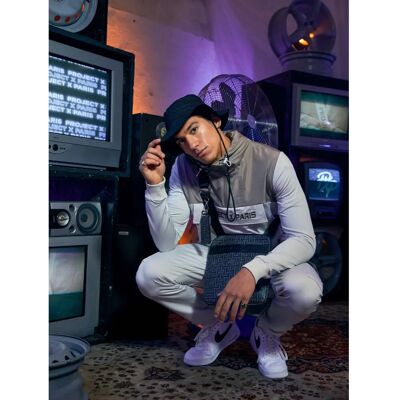 Project X Paris Windbreaker Hoodie - Grijs - M Project X Paris Windbreaker Hoodie - Grijs - M