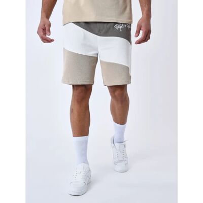 Project X Paris Taupe XL Shorts - Tricolore Style Project X Paris Taupe XL Shorts - Tricolore Style