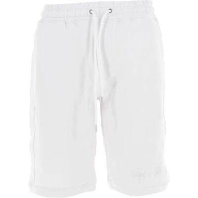 Project X Paris White Shorts - Knee-Length with Embroidered Logo Project X Paris White Shorts - Knee-Length with Embroidered Logo