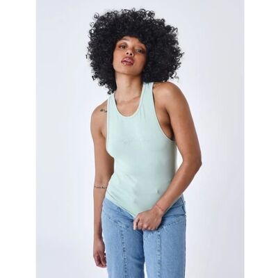 Project X Paris L Aqua Green Tank Top - Vrouw Project X Paris L Aqua Green Tank Top - Vrouw