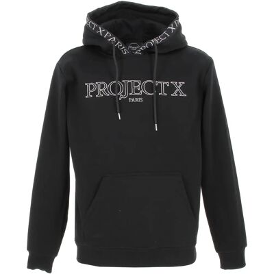 Sudadera con capucha Project X Paris - Negro - Talla L - Bordado en el pecho Sudadera con capucha Project X Paris - Negro - Talla L - Bordado en el pecho