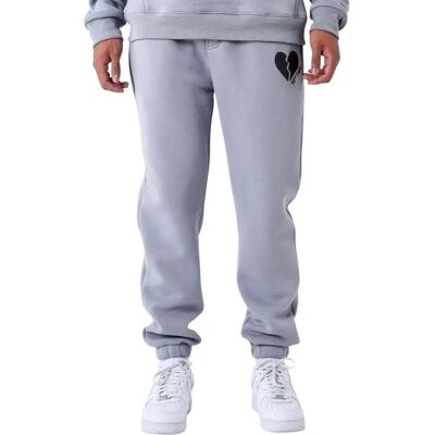 Project X Paris XL Hellgraue Herz-Jogginghose Project X Paris XL Hellgraue Herz-Jogginghose