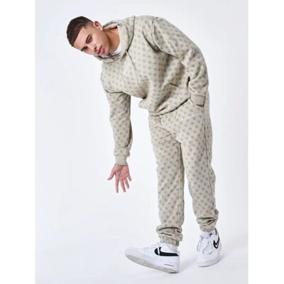 Project X Paris Beigefarbene Jogginghose - Allover Monogramm Project X Paris Beigefarbene Jogginghose - Allover Monogramm