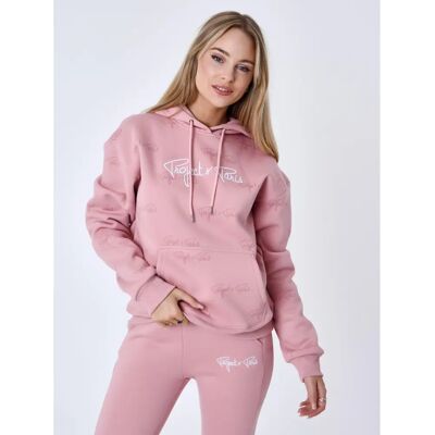 Felpa con cappuccio Rose dragée Project X Paris - Vestibilità regolare Felpa con cappuccio Rose dragée Project X Paris - Vestibilità regolare