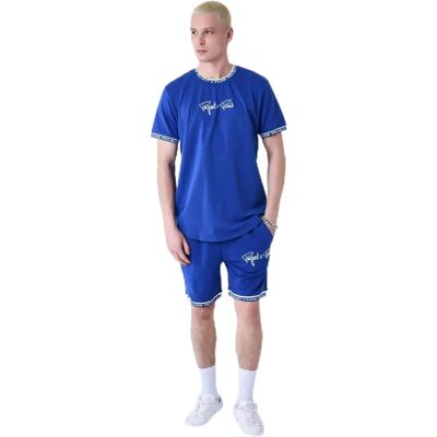 Project X Paris Blau Relief-Logo T-Shirt - T-Shirt Project X Paris Blau Relief-Logo T-Shirt - T-Shirt