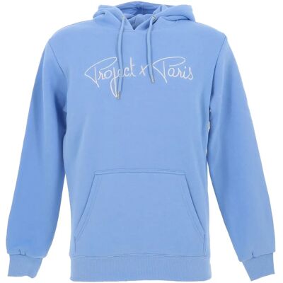 Felpa con Cappuccio Project X Paris - Blu Cashmere - Taglia L - Unisex Felpa con Cappuccio Project X Paris - Blu Cashmere - Taglia L - Unisex