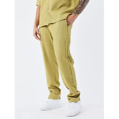 Project X Paris - Pleated Relaxed Trousers - Mustard - Pants Project X Paris - Pleated Relaxed Trousers - Mustard - Pants