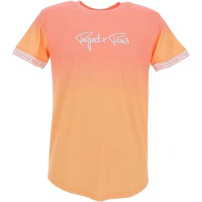T-shirt dégradé signature rose corail - Homme - Project X Paris - Publicité T-shirt dégradé signature rose corail - Homme - Project X Paris - Publicité