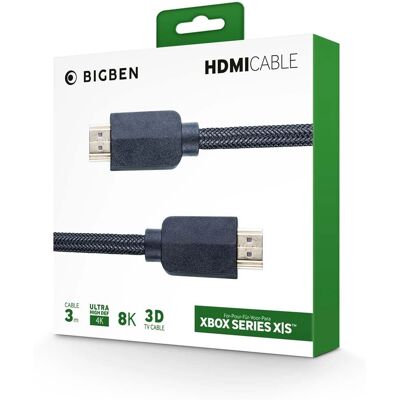 Nacon XBXHDMICABLE3M - Hochgeschwindigkeits HDMI 2.1 Kabel für Xbox Series X/S Nacon XBXHDMICABLE3M - Hochgeschwindigkeits HDMI 2.1 Kabel für Xbox Series X/S