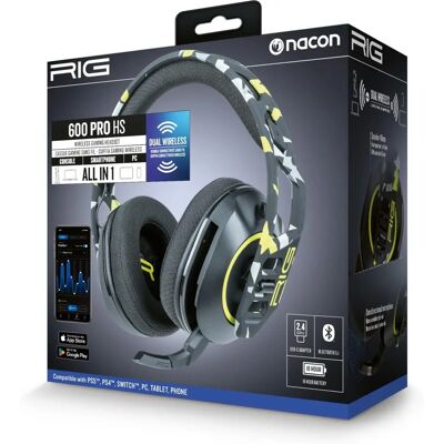 Nacon RIG 600 PRO HS Tarnung Kabelloses Gaming-Headset - Gaming-Headset Nacon RIG 600 PRO HS Tarnung Kabelloses Gaming-Headset - Gaming-Headset