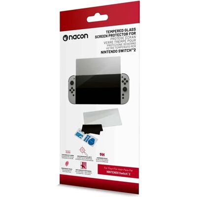 Nacon Skjermbeskytter for Switch 2 - Gjennomsiktig Nacon Skjermbeskytter for Switch 2 - Gjennomsiktig