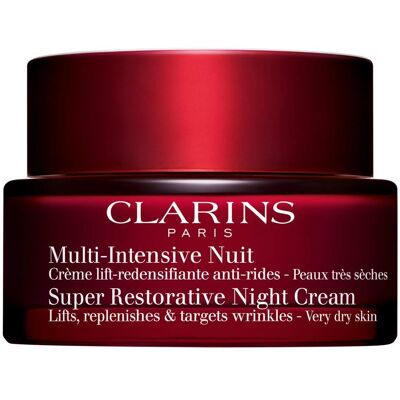 Clarins Super Restorative Nattkrem - Svært Tørr Hud Clarins Super Restorative Nattkrem - Svært Tørr Hud