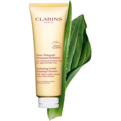 Clarins Hydrating Gentle Foaming Cleanser - Normal til tørr hud - 125ml Clarins Hydrating Gentle Foaming Cleanser - Normal til tørr hud - 125ml