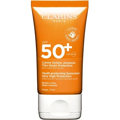 Clarins Jugend-schutz SPF 50+ Sonnencreme - Breitband UV-Schutz Clarins Jugend-schutz SPF 50+ Sonnencreme - Breitband UV-Schutz