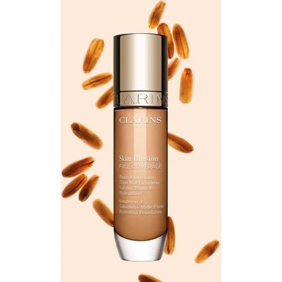 Clarins Skin Illusion Vollabdeckende Foundation - Langanhaltend, leuchtend matt Clarins Skin Illusion Vollabdeckende Foundation - Langanhaltend, leuchtend matt