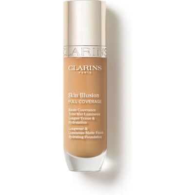 Clarins Skin Illusion Base de Maquillaje de Alta Cobertura - Hidratante, Duradera, Acabado Mate Clarins Skin Illusion Base de Maquillaje de Alta Cobertura - Hidratante, Duradera, Acabado Mate