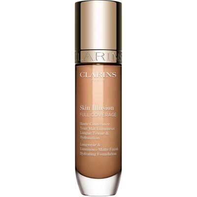 Clarins Skin Illusion Full Coverage Foundation - Fuktighetsgivende og Langvarig Mat Finish Clarins Skin Illusion Full Coverage Foundation - Fuktighetsgivende og Langvarig Mat Finish