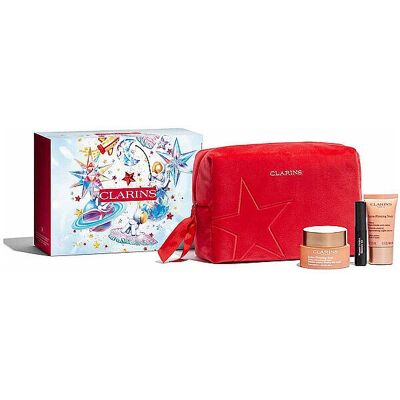 Ensemble Crème Jour Extra-Firmante Clarins - Pour Tous Types de Peau - Publicité Ensemble Crème Jour Extra-Firmante Clarins - Pour Tous Types de Peau - Publicité