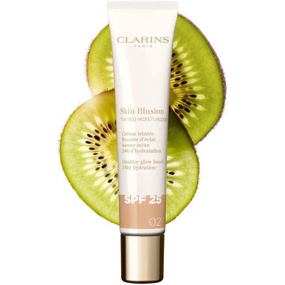 Clarins Skin Illusion Tinted Moisturizer SPF25 - Face Clarins Skin Illusion Tinted Moisturizer SPF25 - Face
