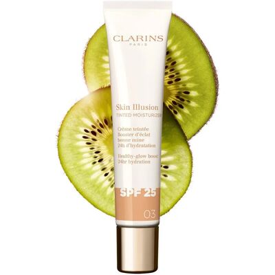 Clarins Skin Illusion getönte Feuchtigkeitscreme SPF25 Clarins Skin Illusion getönte Feuchtigkeitscreme SPF25