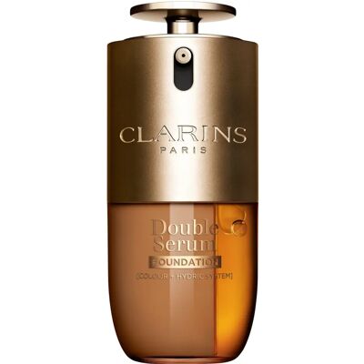 Clarins Double Serum Foundation - Hybridiseerumi-meikkivoide, Hehkuva satiinipinta, 30ml Clarins Double Serum Foundation - Hybridiseerumi-meikkivoide, Hehkuva satiinipinta, 30ml