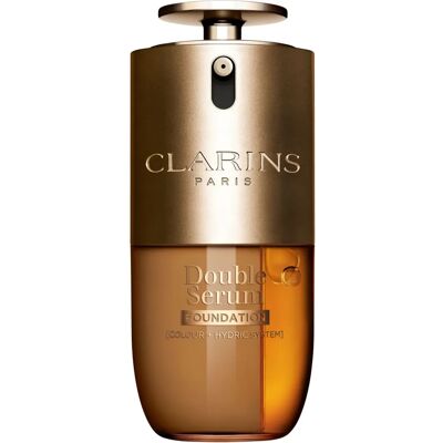 Clarins Double Serum Foundation - Hybrid-Serum-Foundation, Satin-Finish, 30ml Clarins Double Serum Foundation - Hybrid-Serum-Foundation, Satin-Finish, 30ml