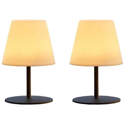 Lumisky Pack de 2 Lampes de Table LED Sans Fil - Design Moderne Lumisky Pack de 2 Lampes de Table LED Sans Fil - Design Moderne