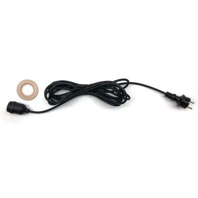 Kabel zewnętrzny Lumisky Enna 5m z E27 - Czarny Kabel zewnętrzny Lumisky Enna 5m z E27 - Czarny