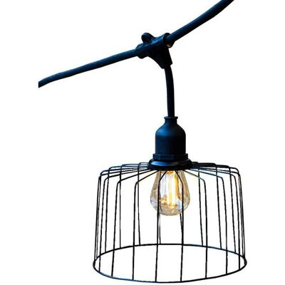 Lumisky Nema Light Stringa di luci - 6m, 10 lampadine LED, Nero Lumisky Nema Light Stringa di luci - 6m, 10 lampadine LED, Nero