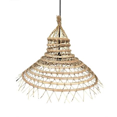 Lumisky Beigen Naturfaser Palmenschirm - Innen/Außen 60cm Lumisky Beigen Naturfaser Palmenschirm - Innen/Außen 60cm