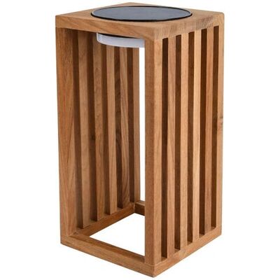 Lanterne Lumisky Chennai - Bois de teck - 30cm - Intérieur/Extérieur - Publicité Lanterne Lumisky Chennai - Bois de teck - 30cm - Intérieur/Extérieur - Publicité