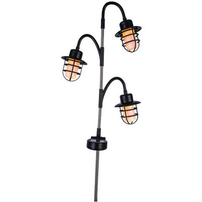 Lampe solaire Lumisky BERRY SPIKE noire - Éclairage extérieur solaire Lampe solaire Lumisky BERRY SPIKE noire - Éclairage extérieur solaire