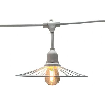 Stringa luminosa esterna Lumisky - 10 lampadine a filamento - Bianco Stringa luminosa esterna Lumisky - 10 lampadine a filamento - Bianco