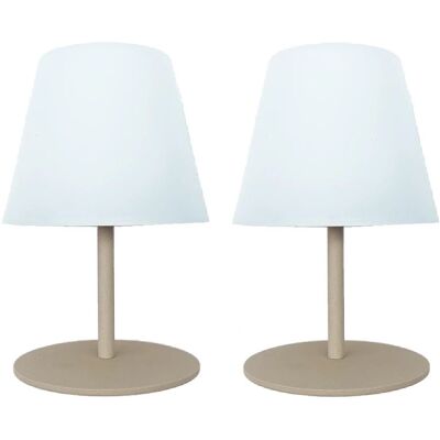 Lampe de bureau Lumisky - Brun clair - LED portable Lampe de bureau Lumisky - Brun clair - LED portable