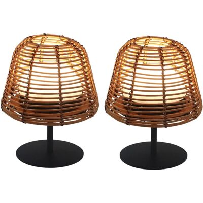 Lumisky Twin Lampada da Tavolo Senza Fili - Beige - Lampada da Tavolo Lumisky Twin Lampada da Tavolo Senza Fili - Beige - Lampada da Tavolo