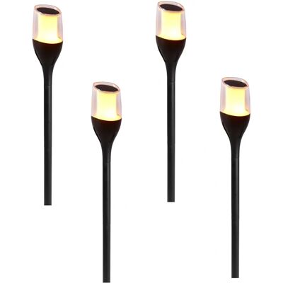 Ensemble de torches solaires Lumisky FARELY - Noir - Éclairage extérieur Ensemble de torches solaires Lumisky FARELY - Noir - Éclairage extérieur